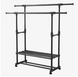 Стойка напольная для одежды черная Double-Pole shoe and hat rack 8903 фото 3