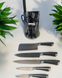 Набір ножів KNIFE SET 8 предметів на красивій підставці 269 фото 5