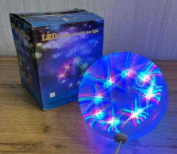 Прозрачный шар LED Ceiling colourful star (большой) 1254 фото