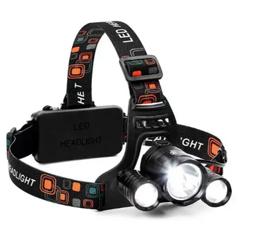 Фонарик High Power Headlamp 3 x Cree t6 967 фото